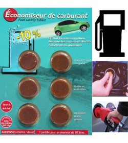 ECONOMIE CARBURANT : 6 pastilles essence&diesel