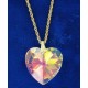 Pendentif coeur cristal Swarovski 28mm