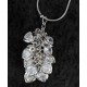 Pendentif multi coeurs cristal Swarovski