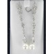 Swarovski boucles d'oreilles perle pendante