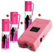 Auto defense femme taser bombe lacrymogene