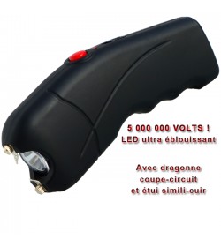 Taser Shocker de 5.000.000 Volts le + puissant avec dragonne coupe